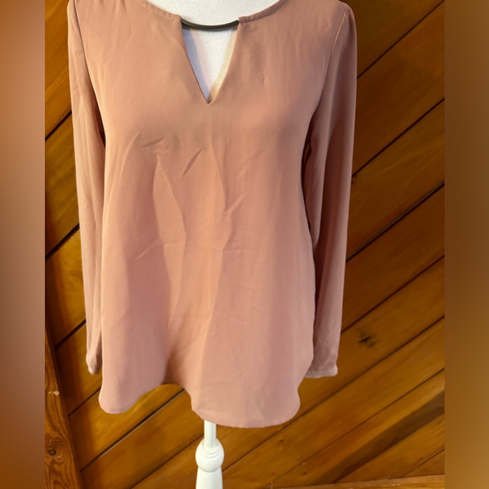 Pink dressy blouse